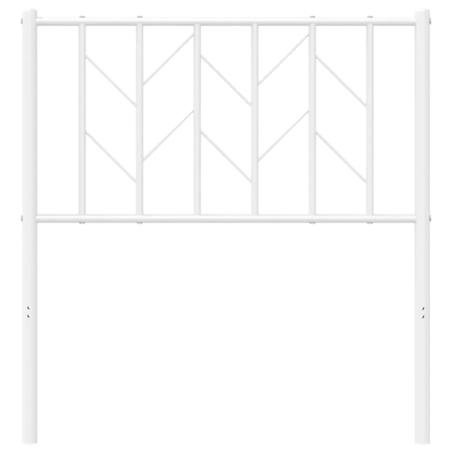 Tête de lit de remplacement métal blanc 80 cm - 4