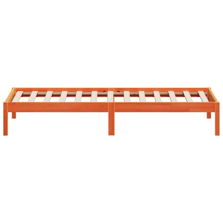 Lit de jour sans matelas cire marron 90x190 cm bois pin massif - 5