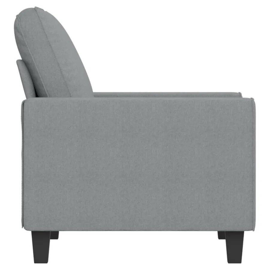 Fauteuil Gris clair 60 cm Tissu - 4