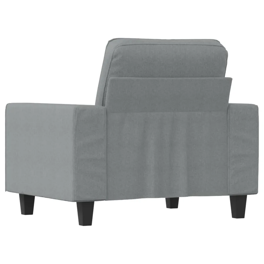 Fauteuil Gris clair 60 cm Tissu - 5