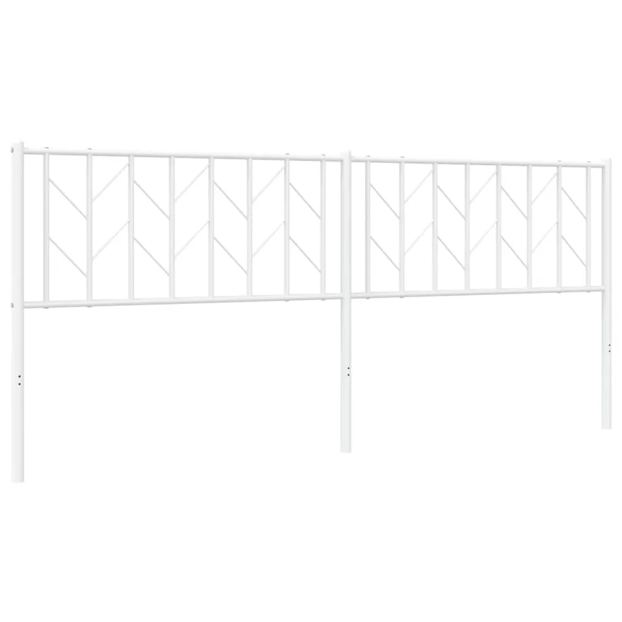 Tête de lit de remplacement métal blanc 200 cm - 2