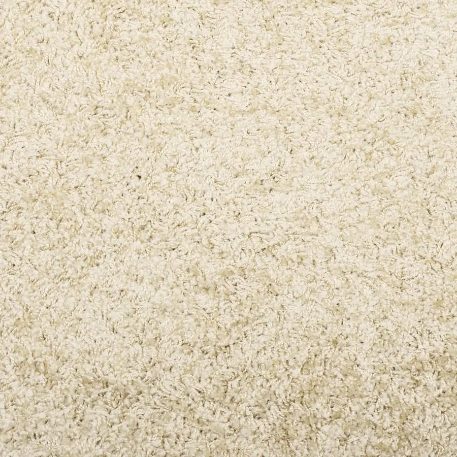 Tapis shaggy PAMPLONA poils longs moderne doré Ø 160 cm - 9