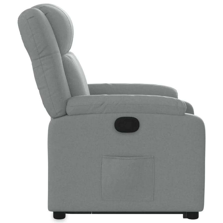 Fauteuil inclinable Gris clair Tissu - 10