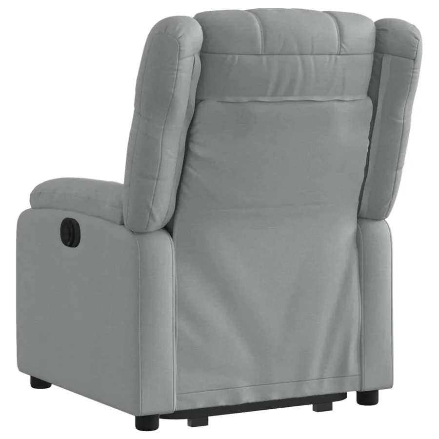 Fauteuil inclinable Gris clair Tissu - 5