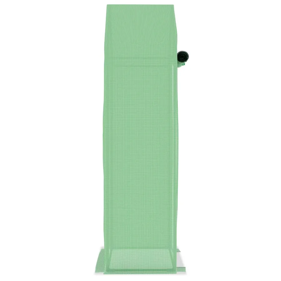Serre avec cadre en acier 0,5 m² 1x0,5x1,9 m - 5
