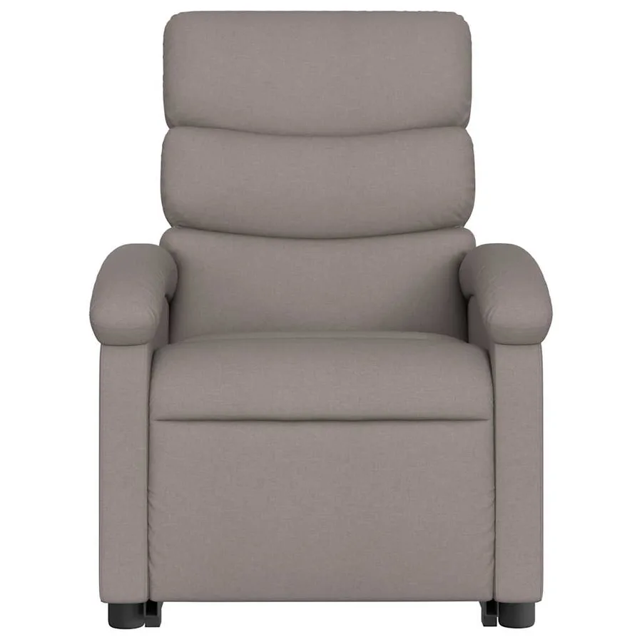 Fauteuil inclinable taupe tissu - 9