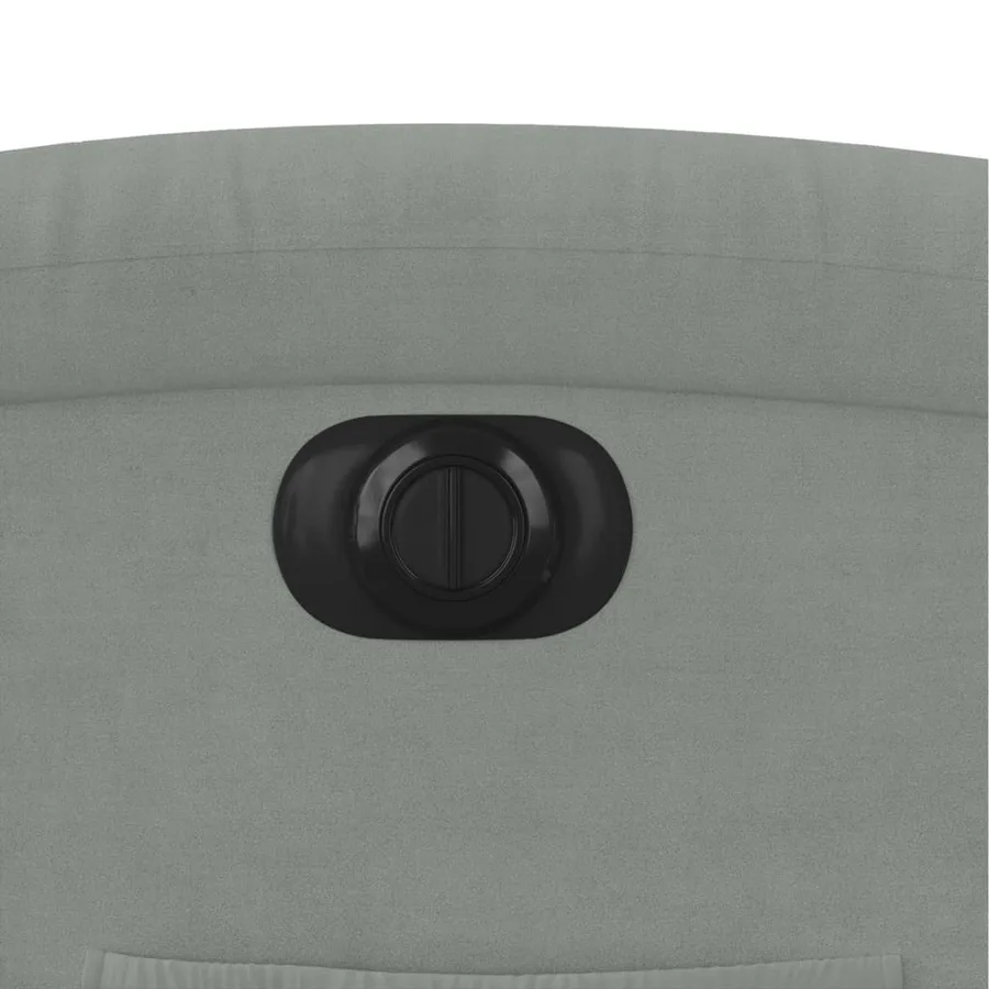 Fauteuil inclinable électrique gris clair velours - 13