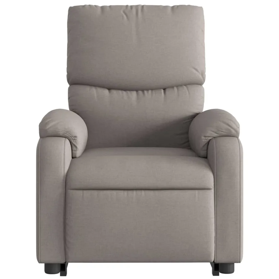 Fauteuil inclinable taupe tissu - 9