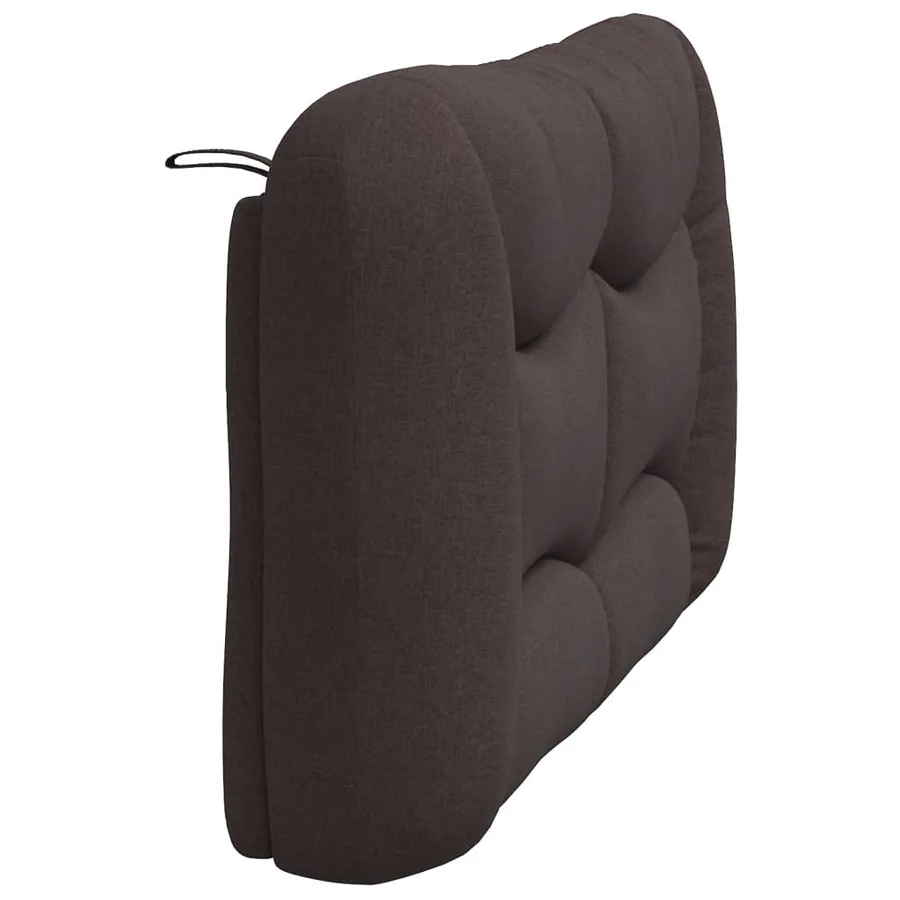 Coussin de tête de lit Hvar marron foncé 140 cm tissu - 6