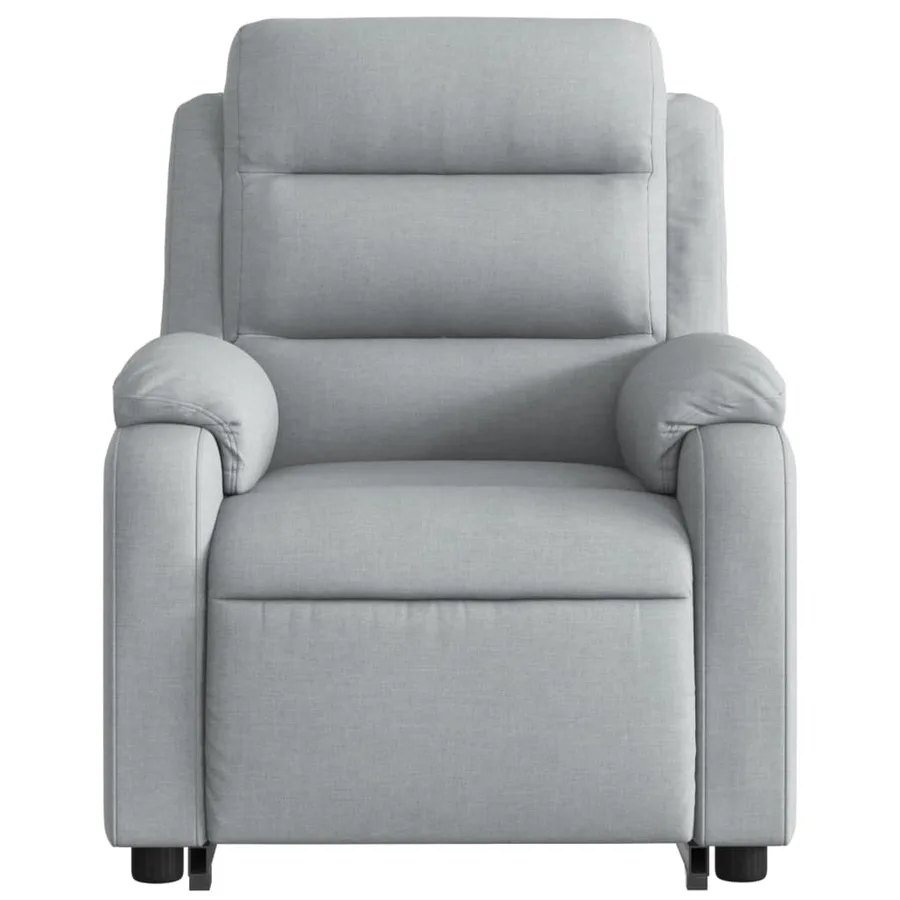 Fauteuil inclinable Gris clair Tissu - 8