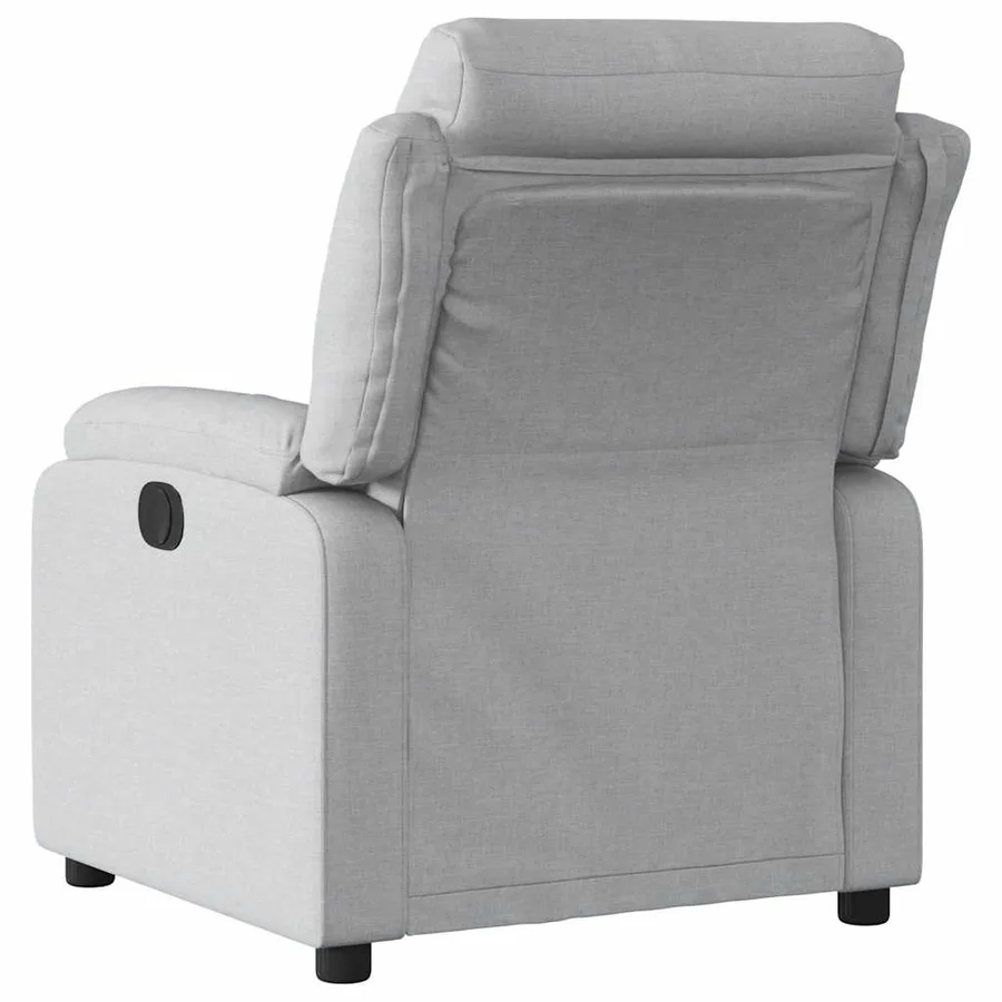 Fauteuil inclinable électrique Gris clair Tissu - 5