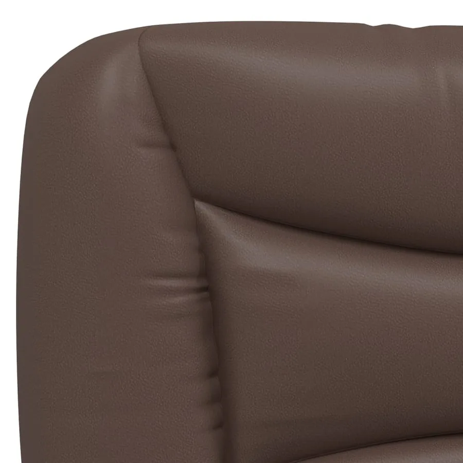 Lit avec matelas Hvar marron 80x200 cm similicuir - 6