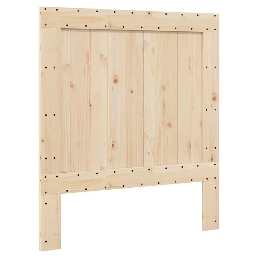 Cadre de lit sans matelas avec tête de lit 90x200cm bois massif - 6