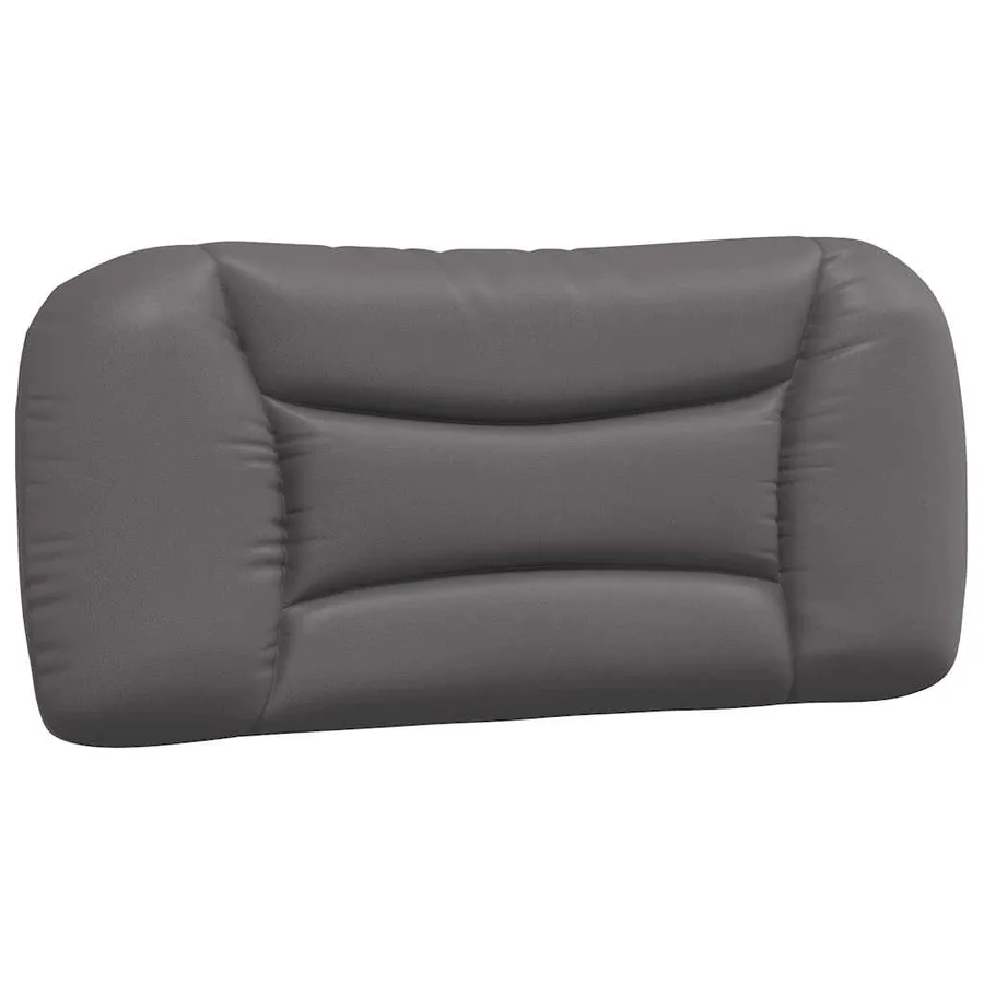 Lit avec matelas Hvar gris 90x200 cm similicuir - 5