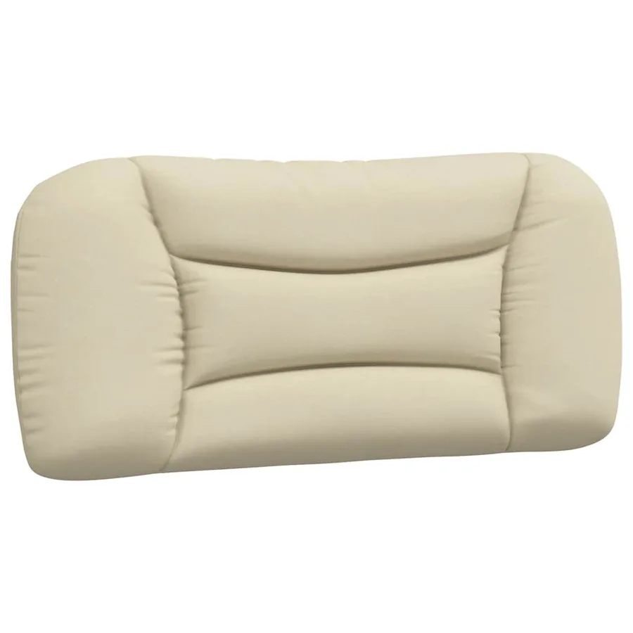 Cadre de lit sans matelas Hvar crème 80x200 cm tissu - 8