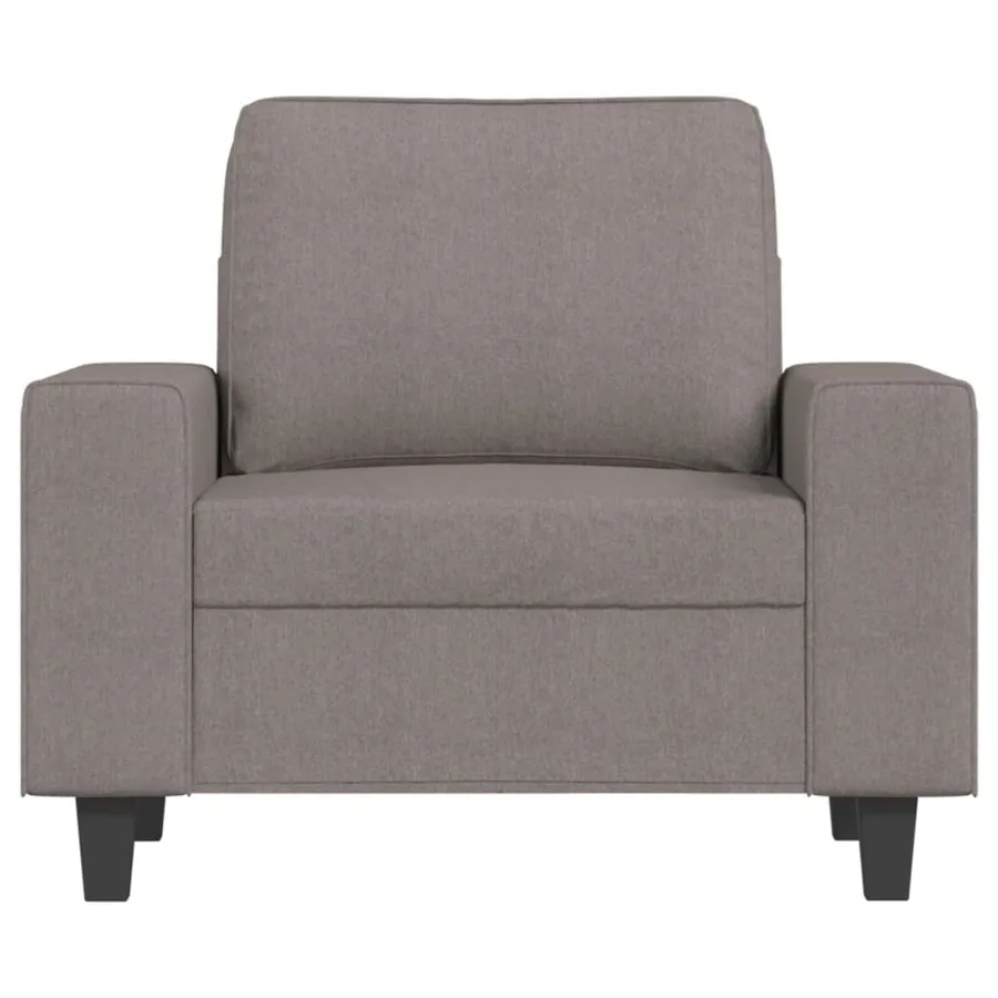 Fauteuil Taupe 60 cm Tissu - 3