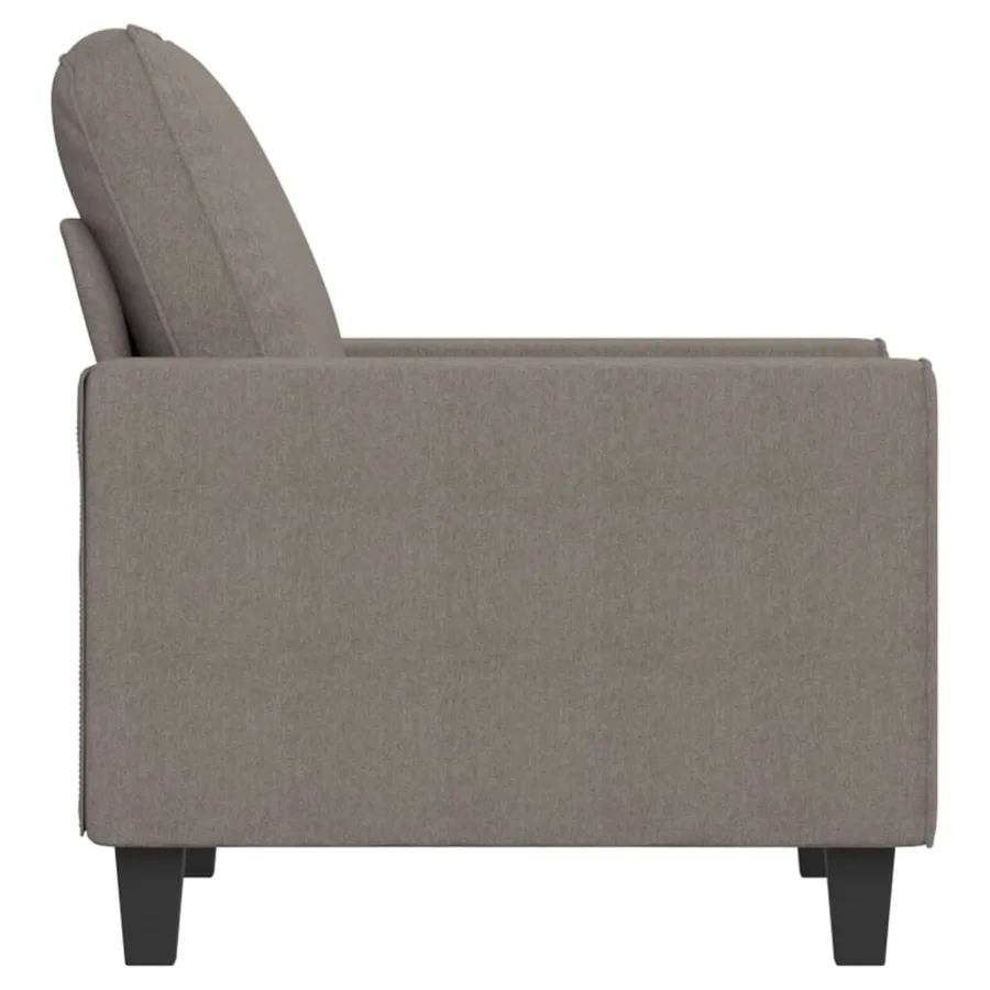 Fauteuil Taupe 60 cm Tissu - 4