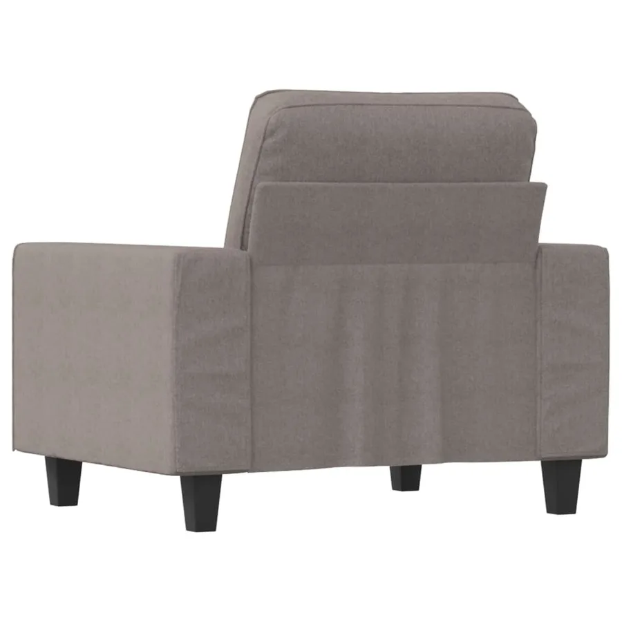 Fauteuil Taupe 60 cm Tissu - 5