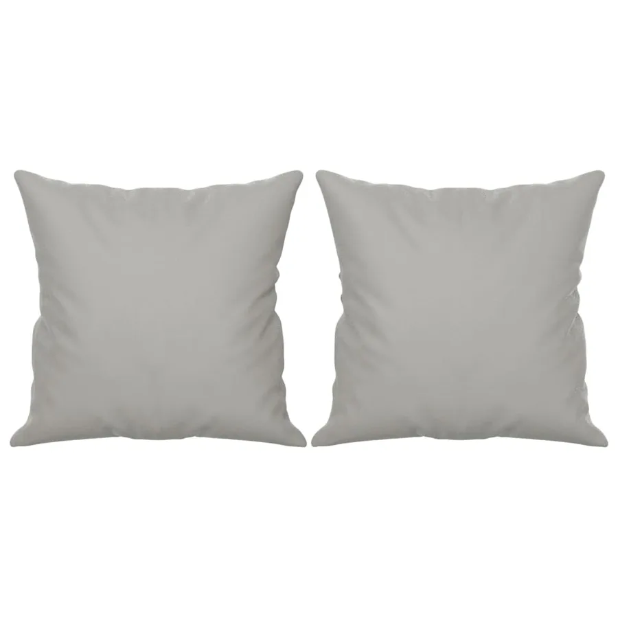 Canapé 2 places avec oreillers gris clair 140 cm - 5
