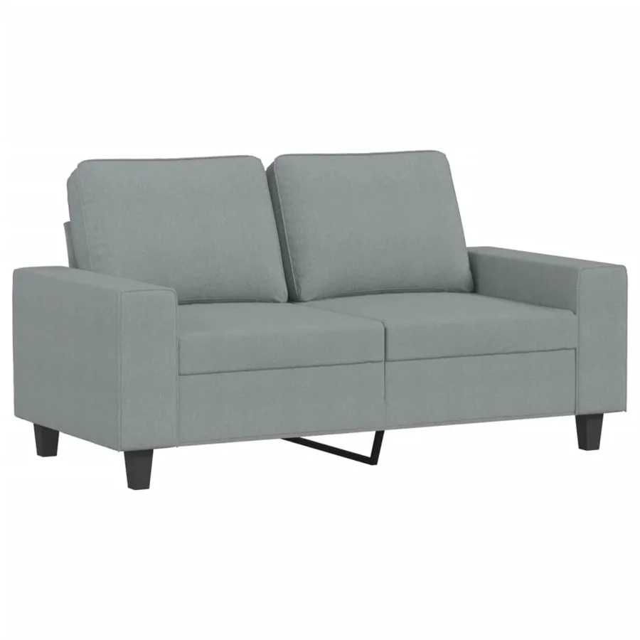 Ensemble de canapés 3 pcs gris clair tissu - 3