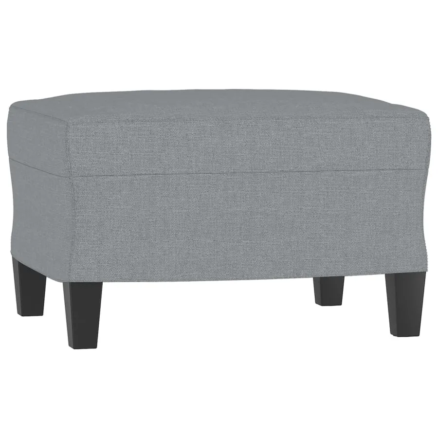 Ensemble de canapés 3 pcs gris clair tissu - 5