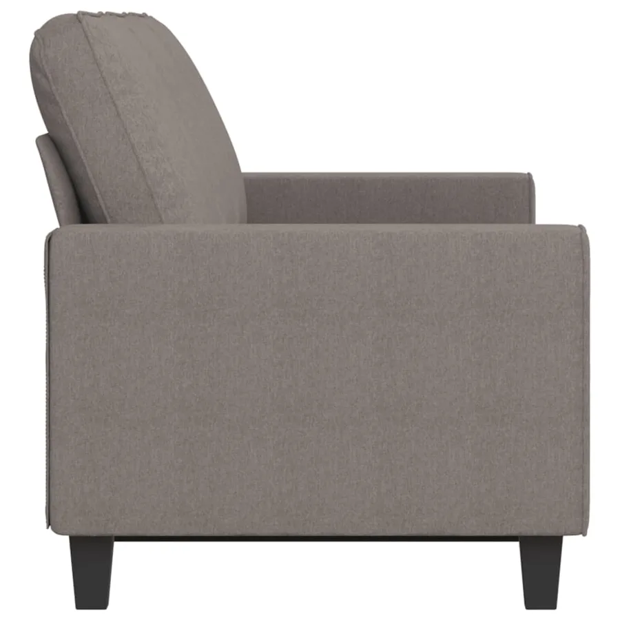 Canapé à 3 places Taupe 180 cm Tissu - 4