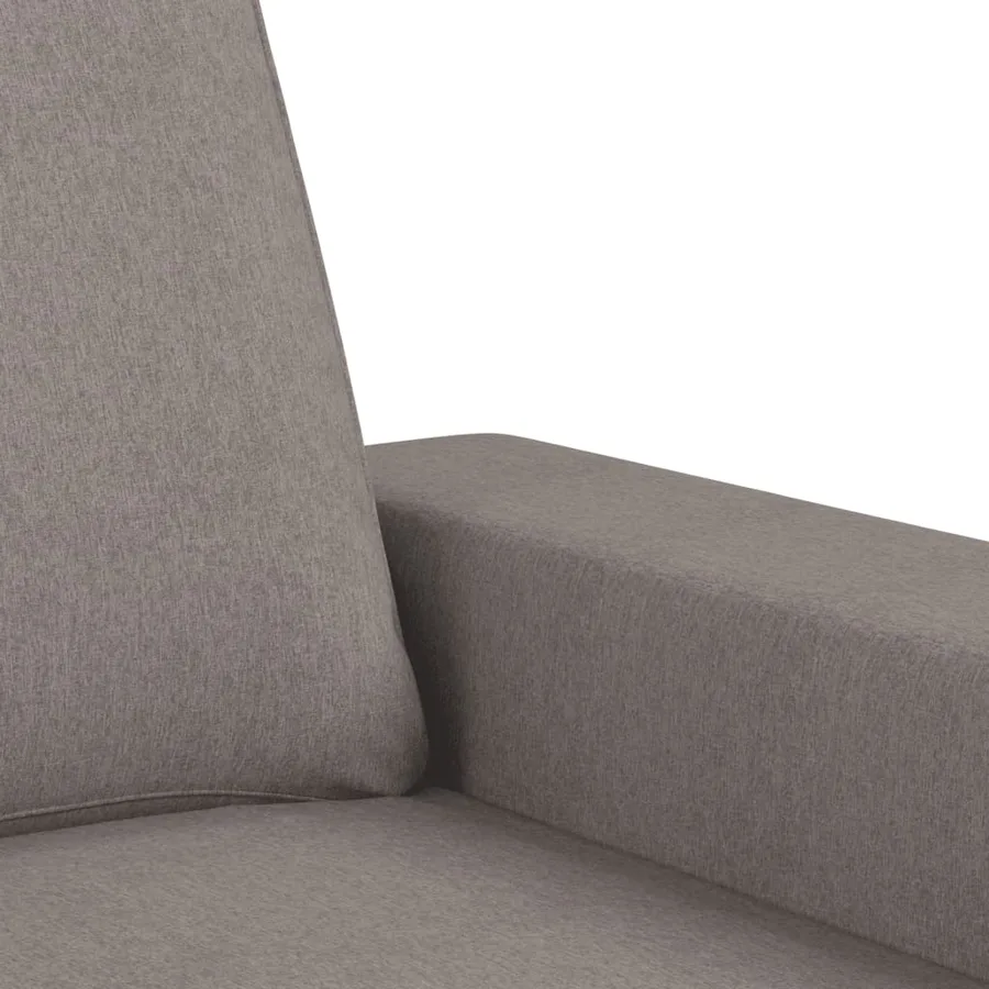 Ensemble de canapés 3 pcs taupe tissu - 6