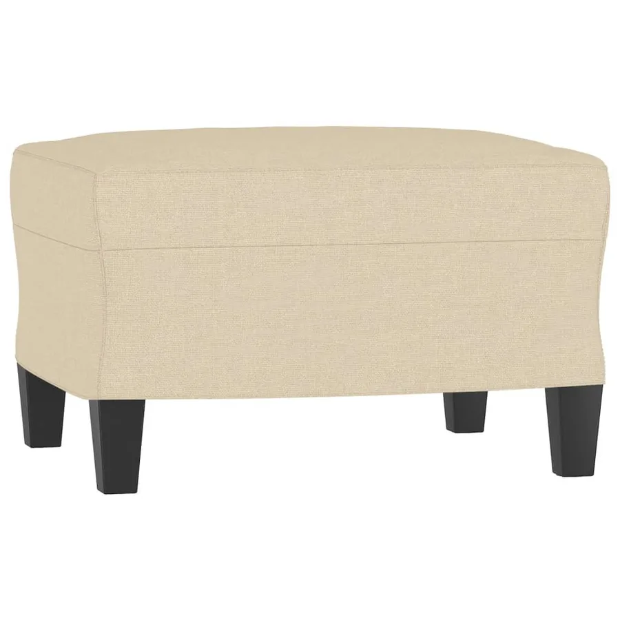 Ensemble de canapés 3 pcs crème tissu - 5