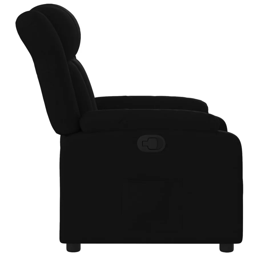 Fauteuil inclinable Noir Tissu - 7
