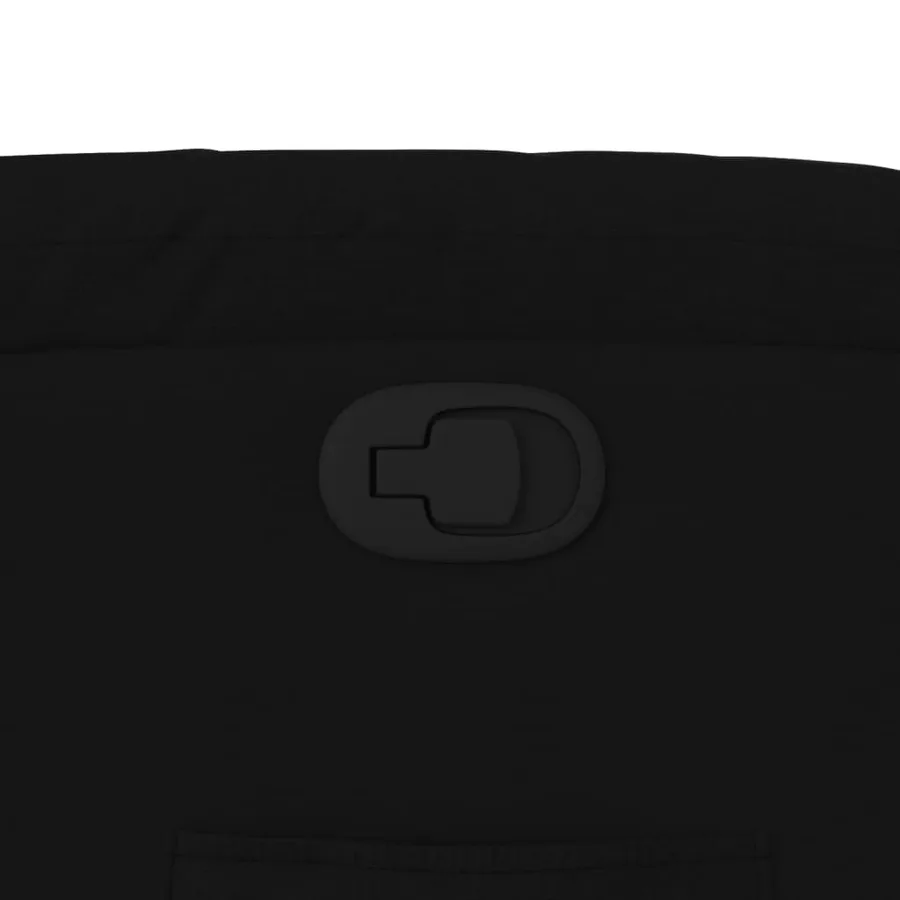 Fauteuil inclinable Noir Tissu - 9