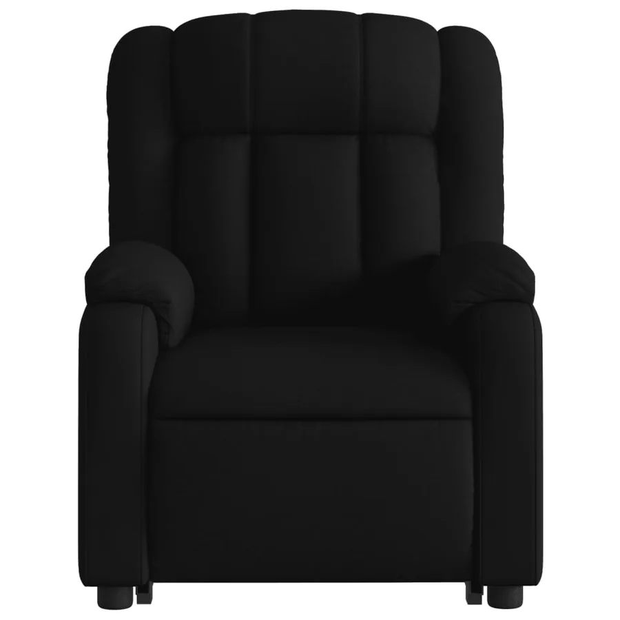 Fauteuil inclinable noir tissu - 9