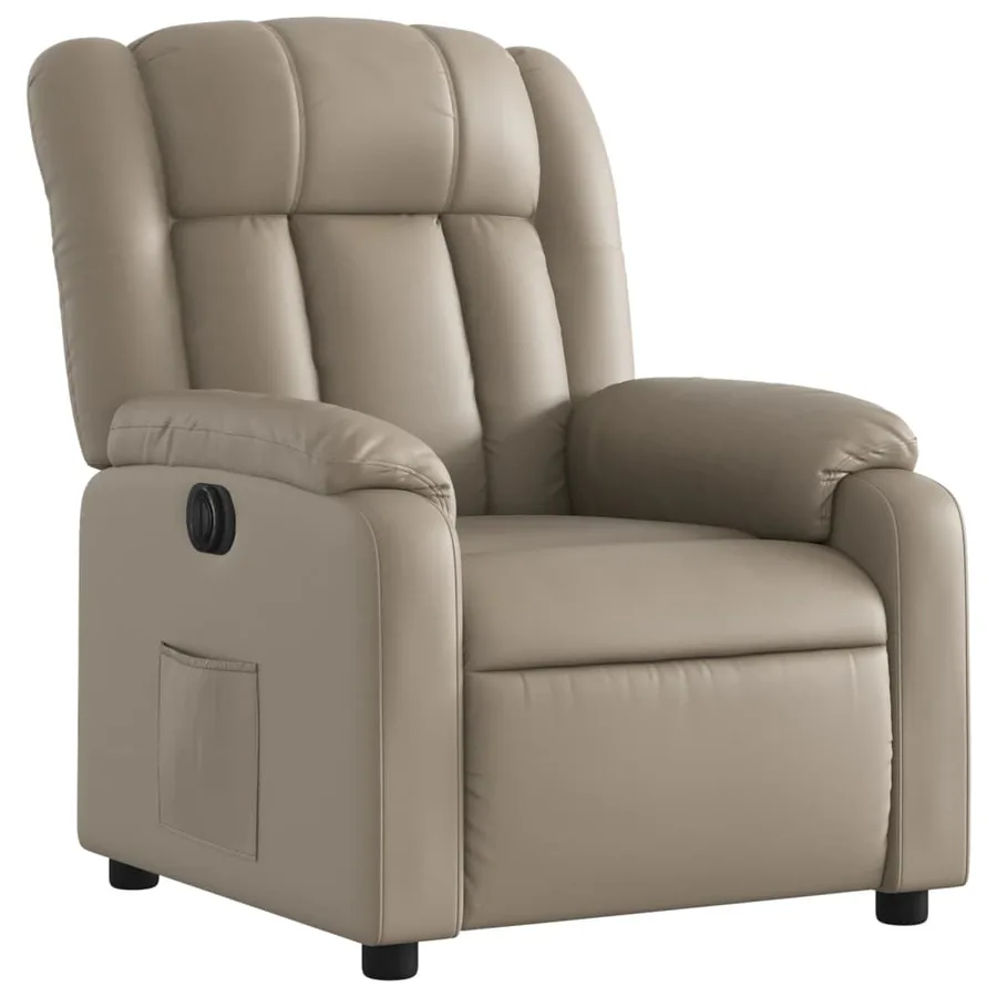 Fauteuil inclinable électrique Cappuccino Similicuir - 4