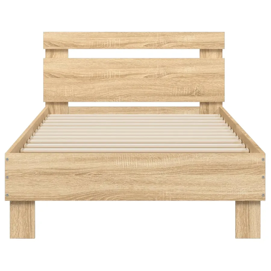 Cadre de lit sans matelas avec tête de lit 90x190 cm - 5