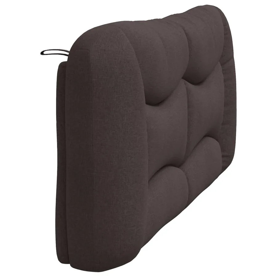 Coussin de tête de lit Hvar marron foncé 180 cm tissu - 6