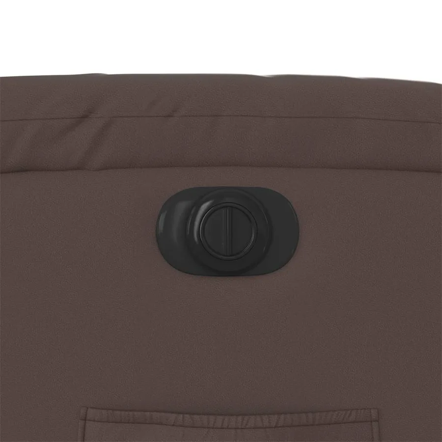 Fauteuil inclinable électrique marron similicuir - 13