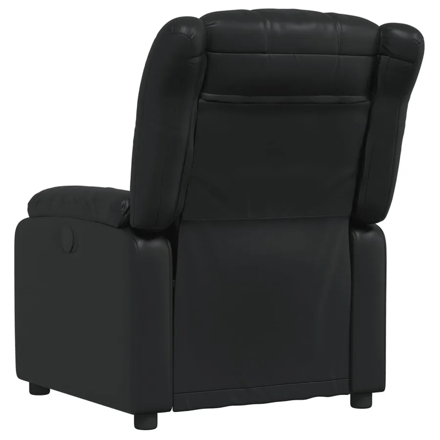 Fauteuil inclinable Noir Similicuir - 5