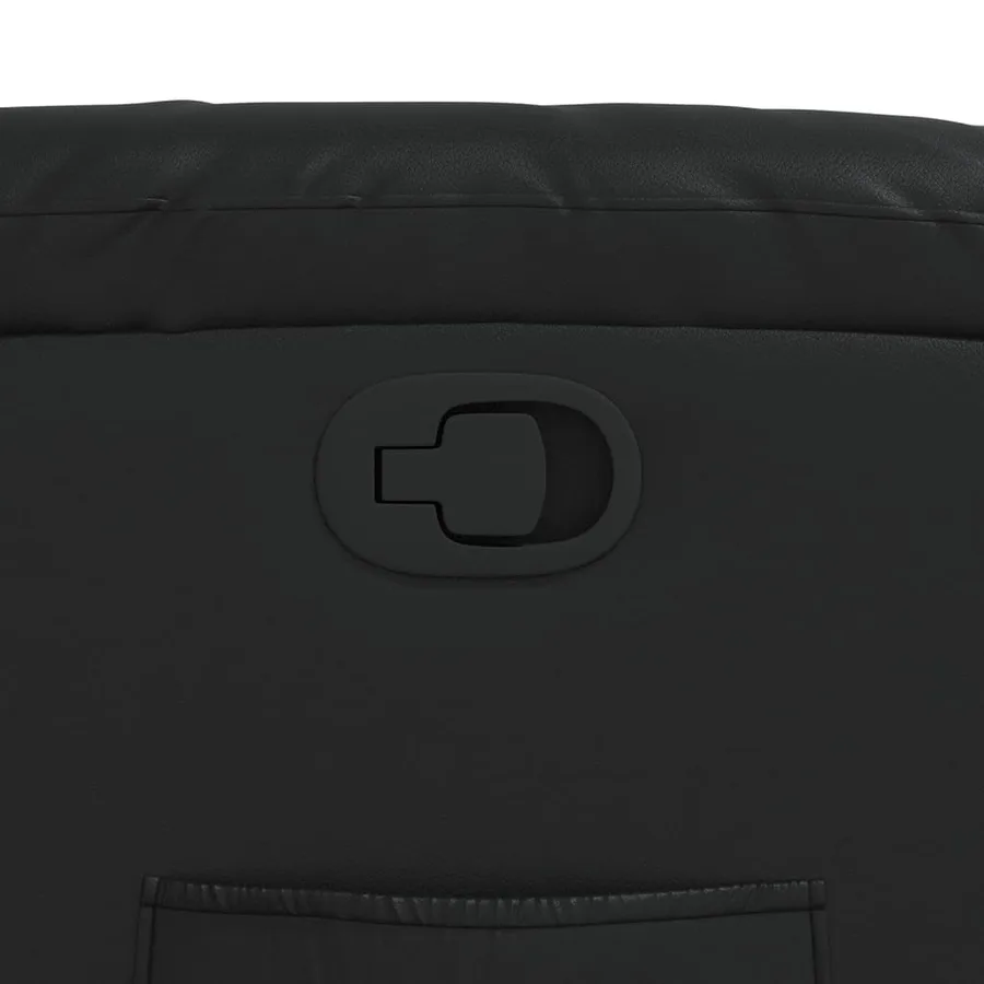 Fauteuil inclinable Noir Similicuir - 9
