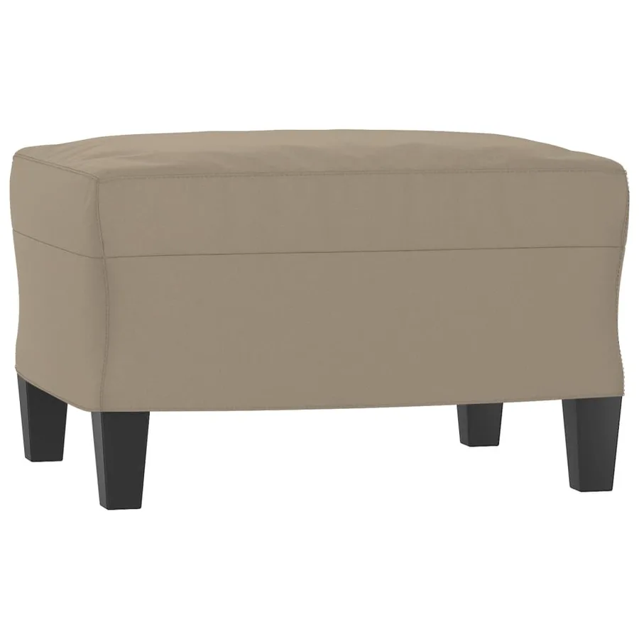 Ensemble de canapés 3 pcs avec coussins taupe tissu microfibre - 5
