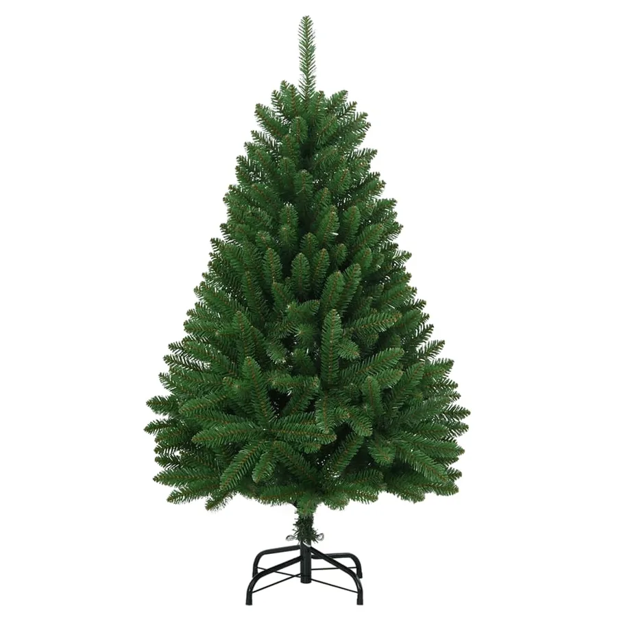 Sapin de Noël artificiel à charnières avec support vert 150 cm - 2