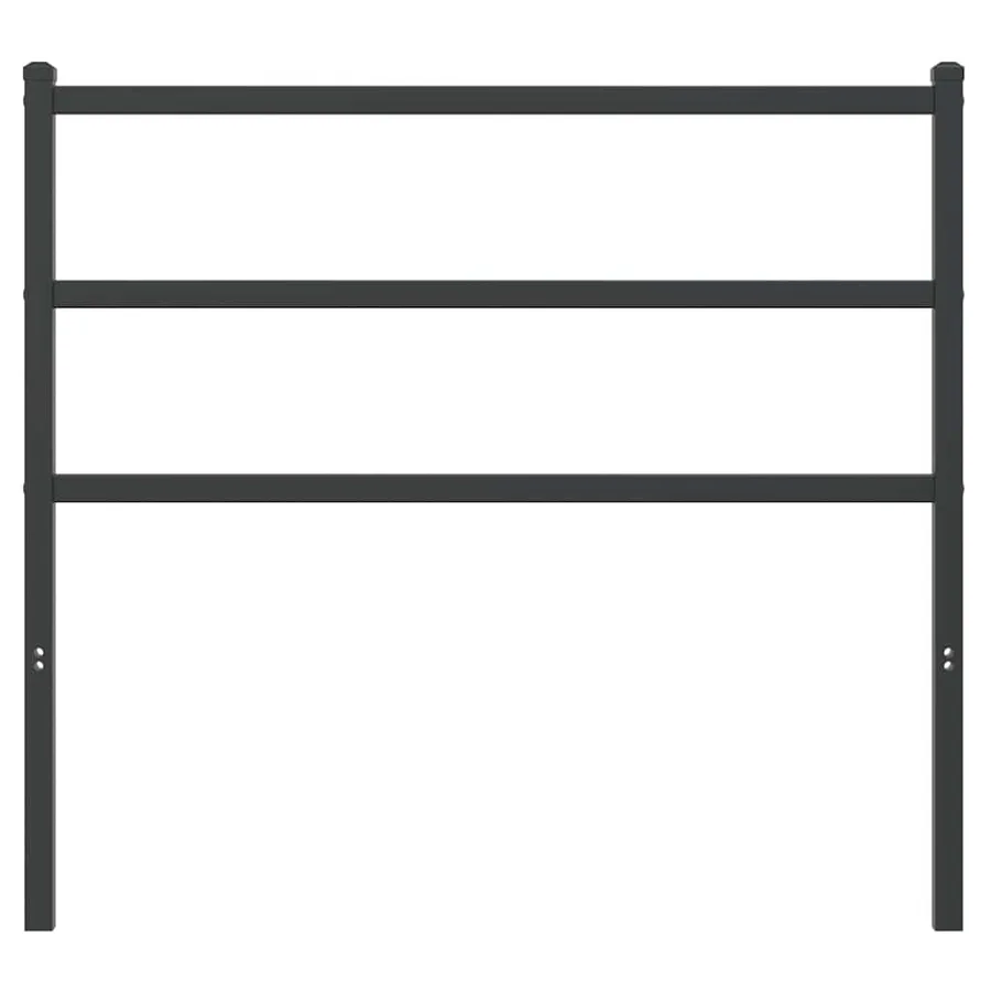 Tête de lit de remplacement métal noir 100 cm - 3