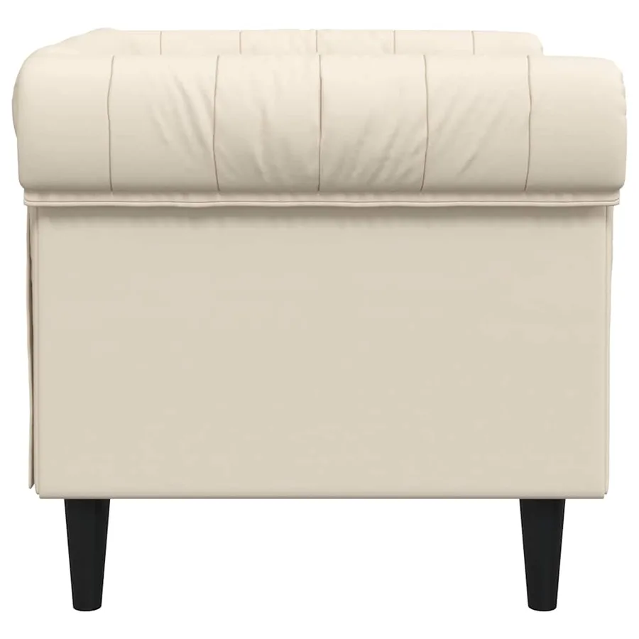 Fauteuil Chesterfield lin - 5