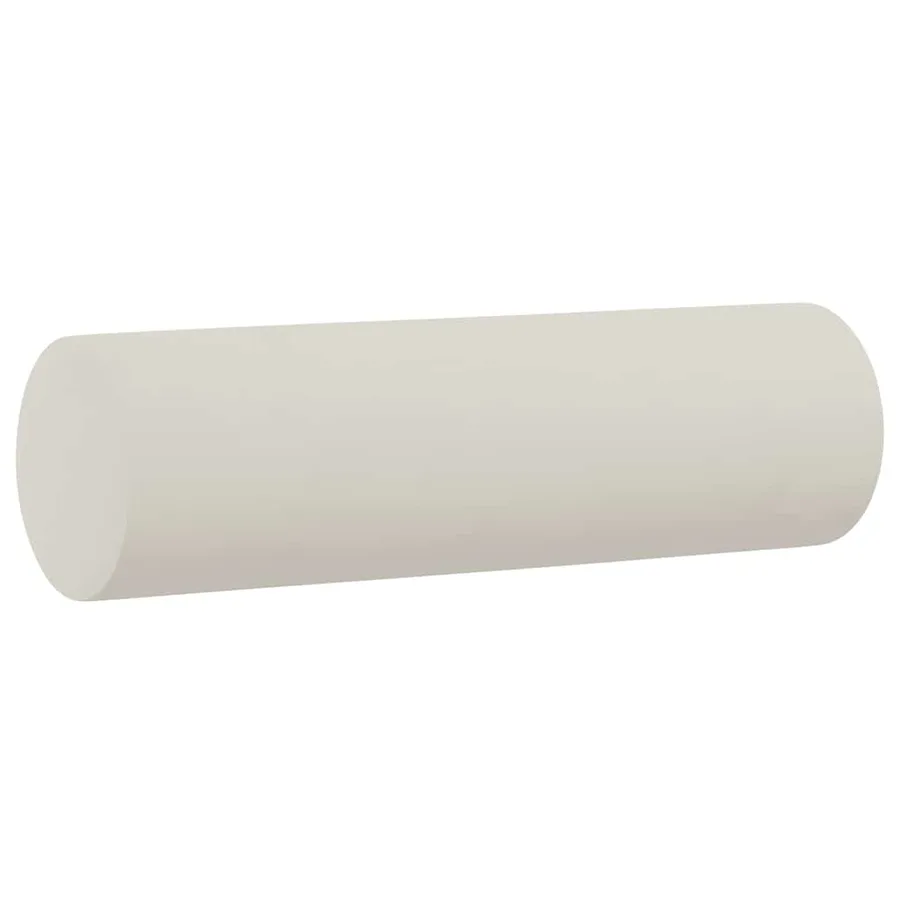 Canapé 2 places avec oreillers décoratifs crème 140 cm velours - 6