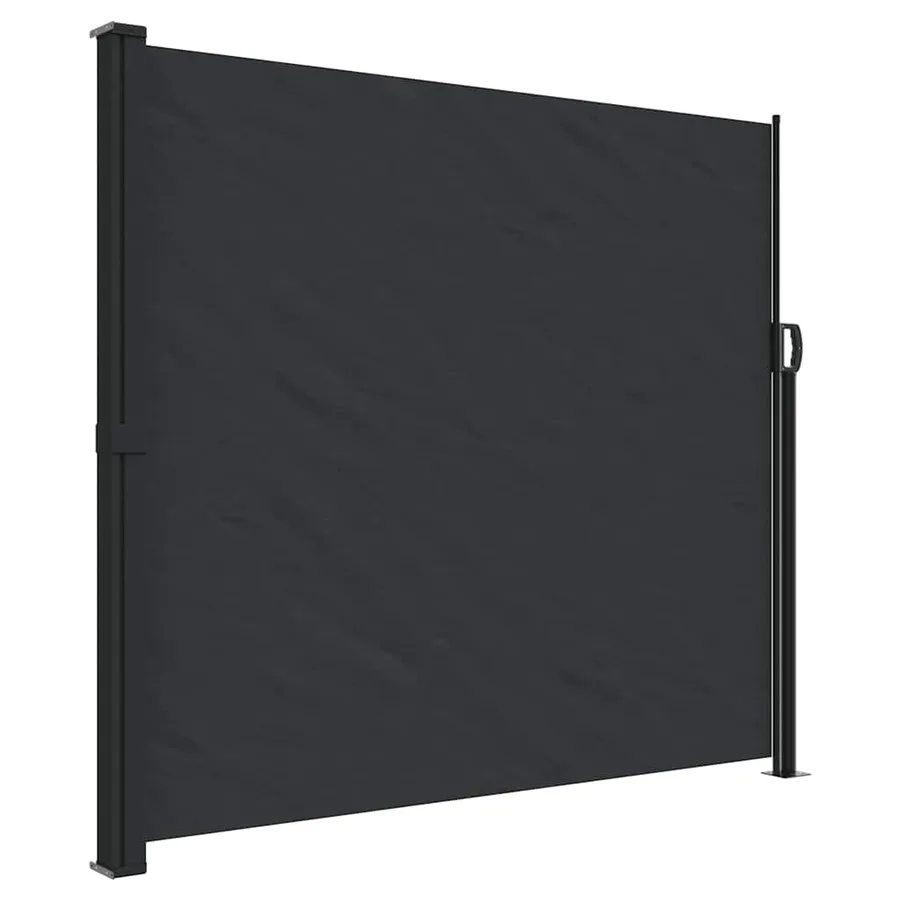 Auvent latéral rétractable noir 180x300 cm - 2