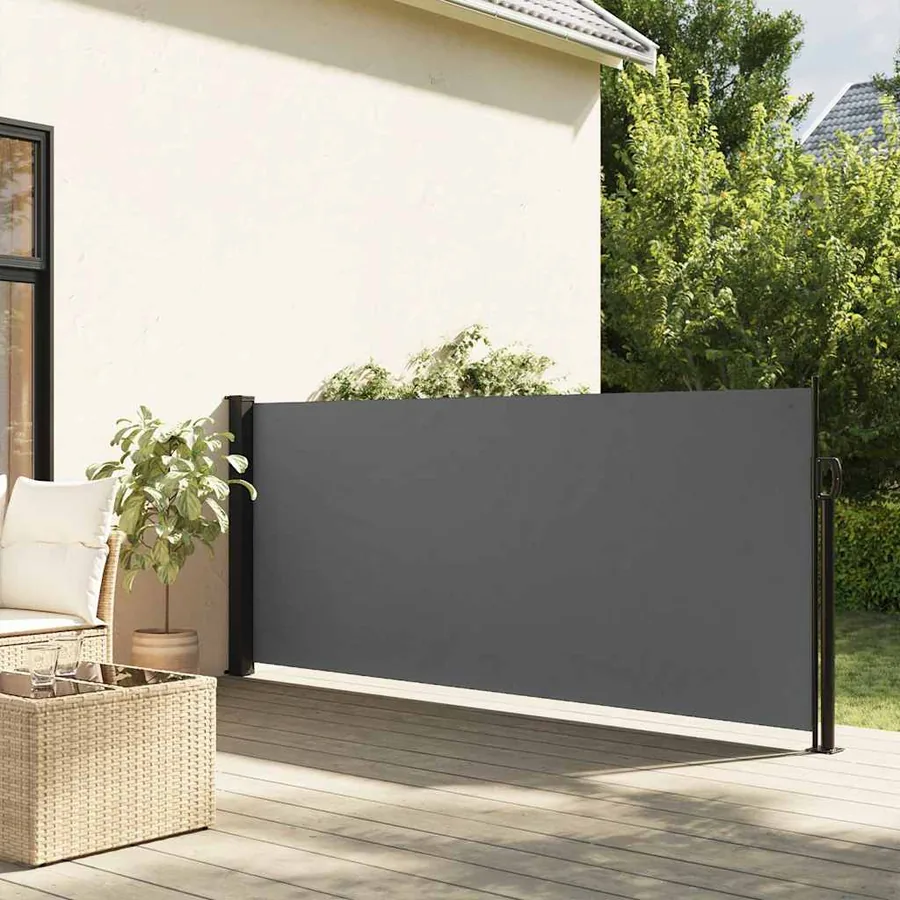 Store latéral rétractable Anthracite 100 x 500 cm