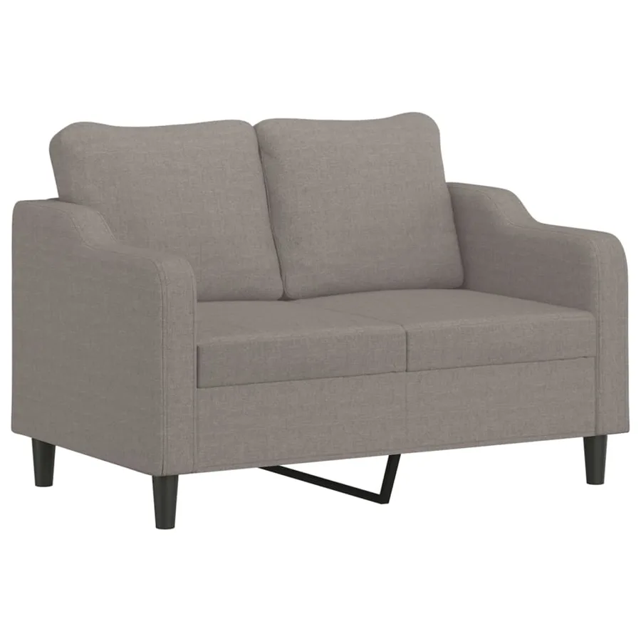 Ensemble de canapés 3 pcs avec coussins Taupe Tissu - 4