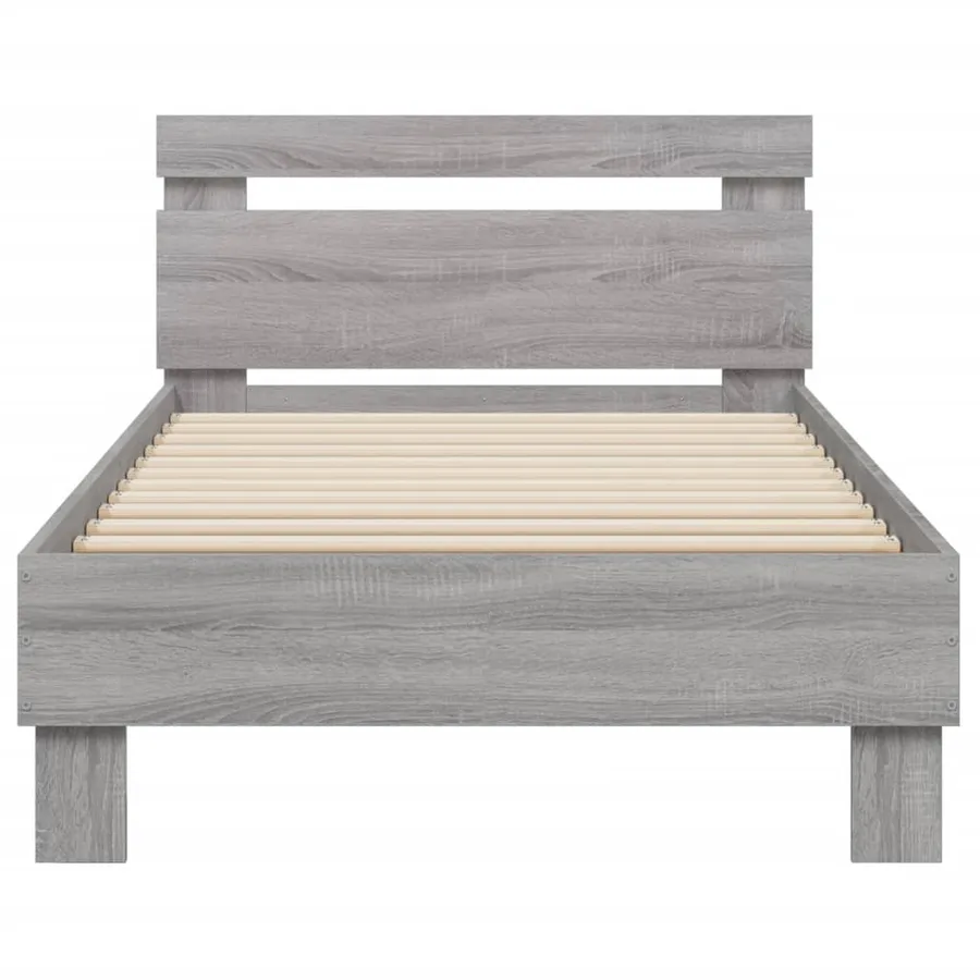 Cadre de lit sans matelas avec lumières LED 90x190 cm - 7