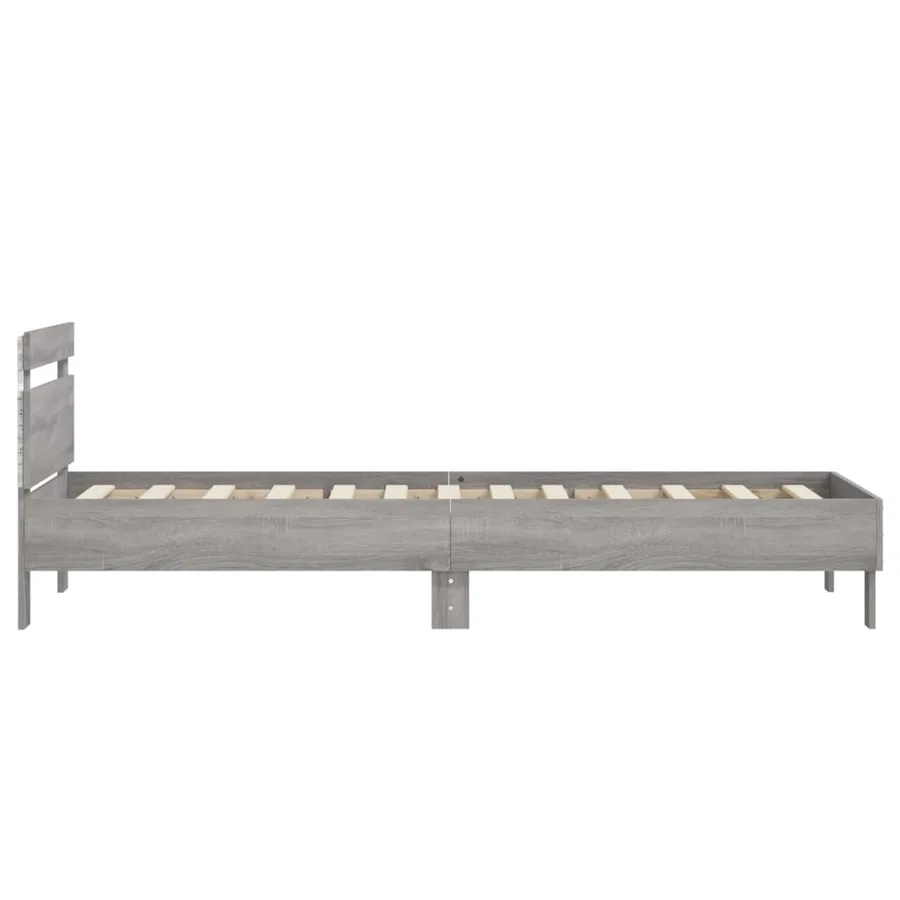 Cadre de lit sans matelas avec lumières LED 90x190 cm - 8