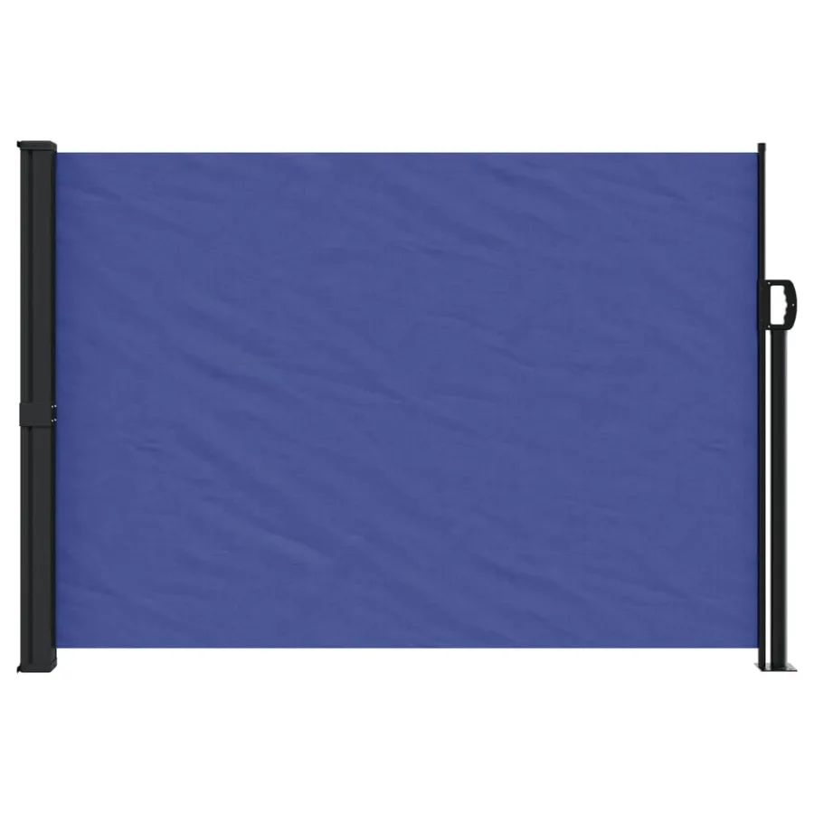 Auvent latéral rétractable bleu 140x600 cm - 3