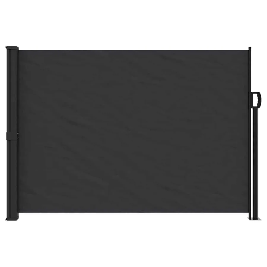 Auvent latéral rétractable noir 140x600 cm - 3