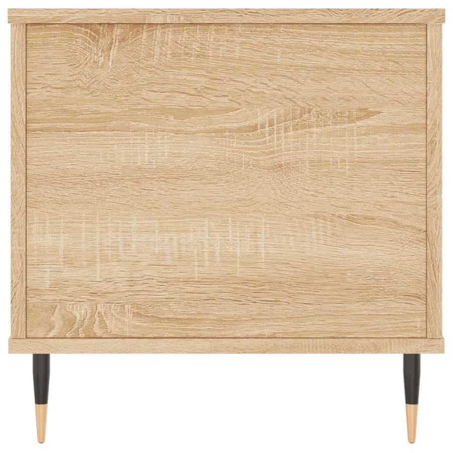 Table basse Chêne sonoma 90x44,5x45 cm Bois d'ingénierie - 7